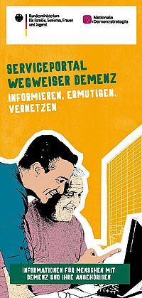 Flyer "Serviceportal Wegweiser Demenz"